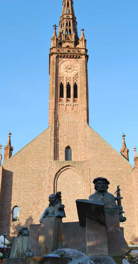 Der Turm der Lutherkirche.